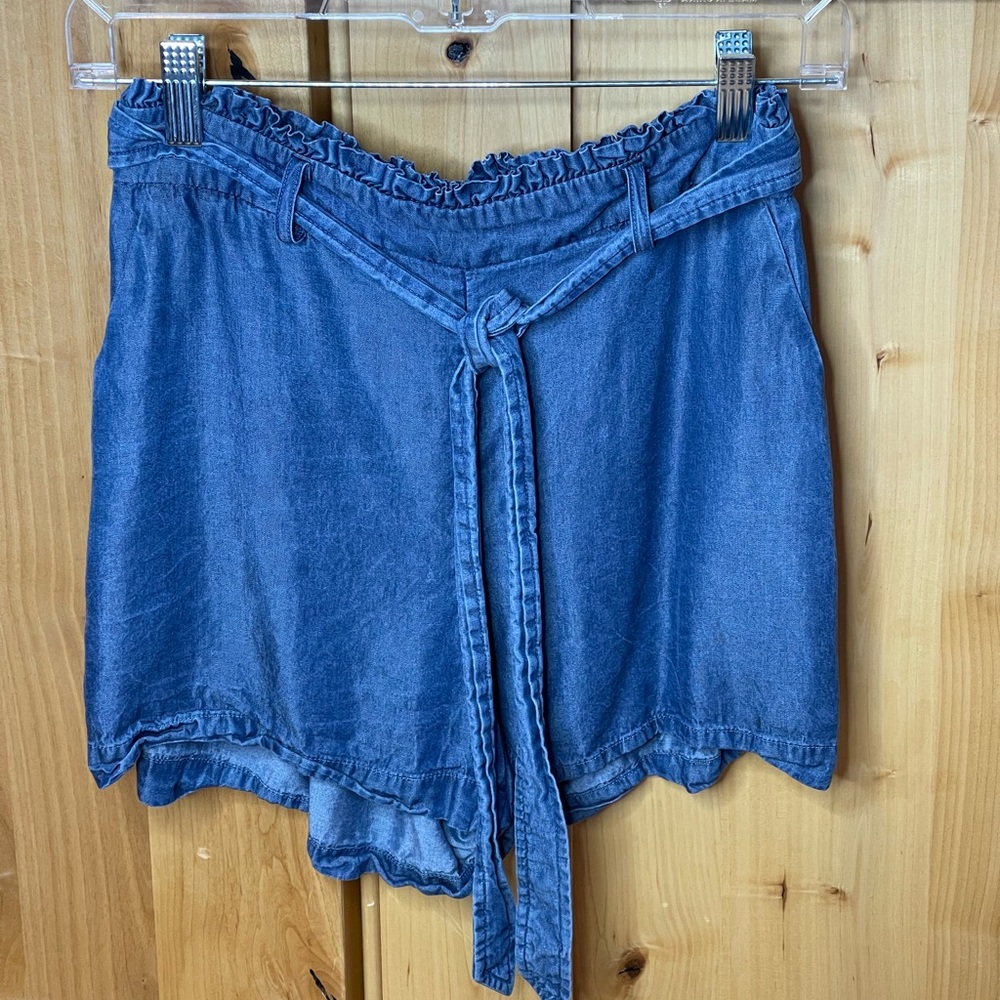 Lauren Conrad lyocell tie waist shorts